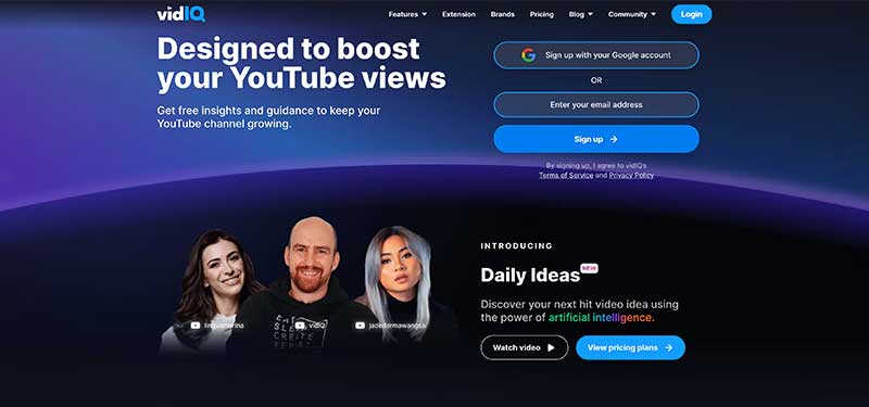 VidIQ - Best Video Marketing Tools