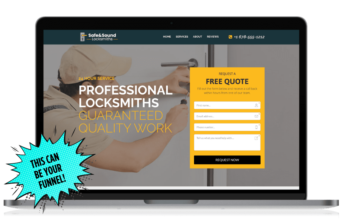 Locksmith Funnel Template