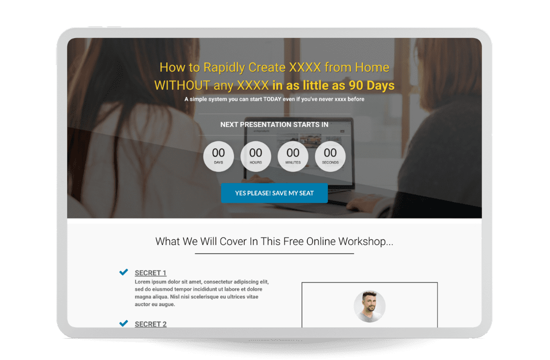 Automated Webinar Funnel 2