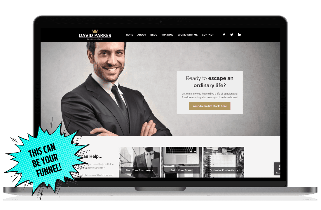 Consultant website template
