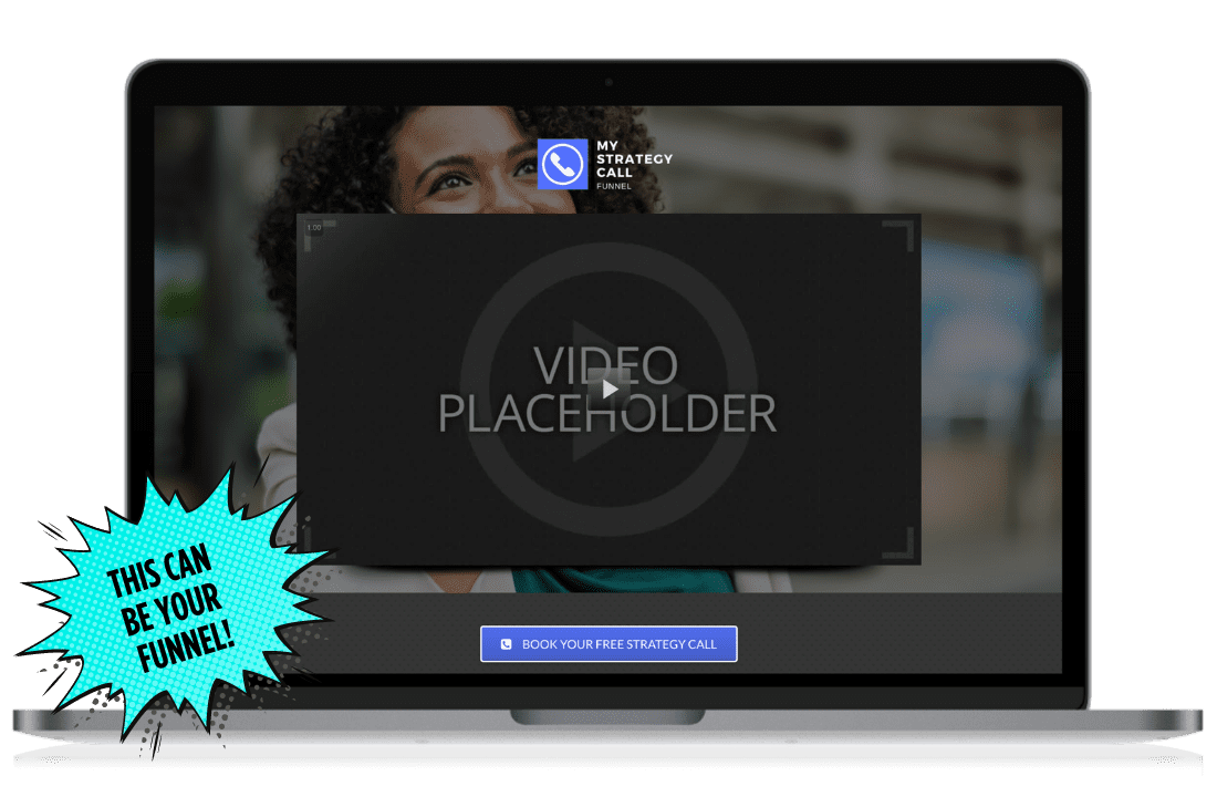 strategy call FUNNEL TEMPLATE ipad