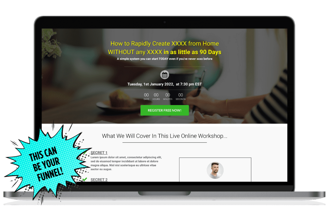 product launch FUNNEL TEMPLATE