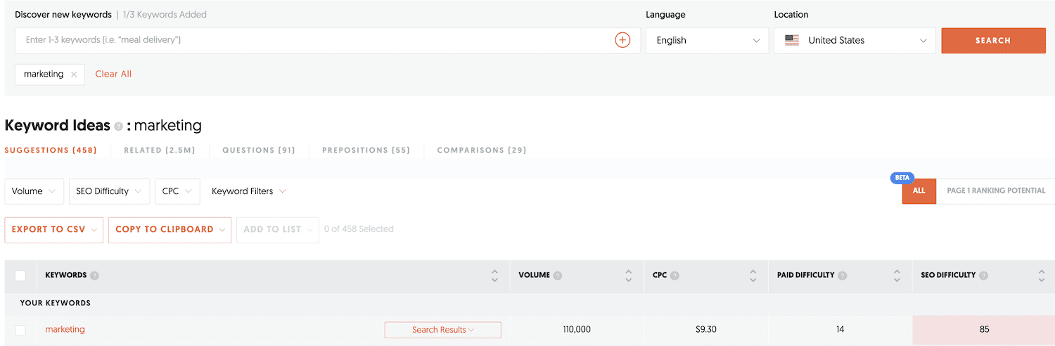 Search in Ubersuggest | Torie Mathis