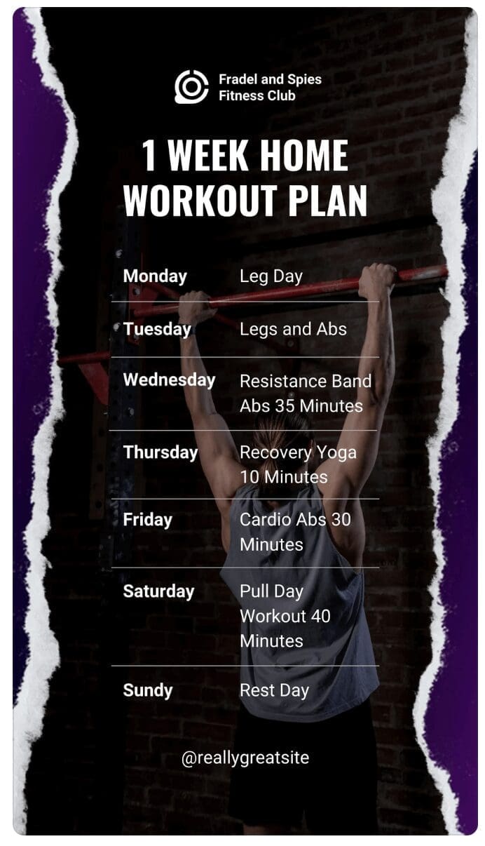 lead magnet template example - schedule