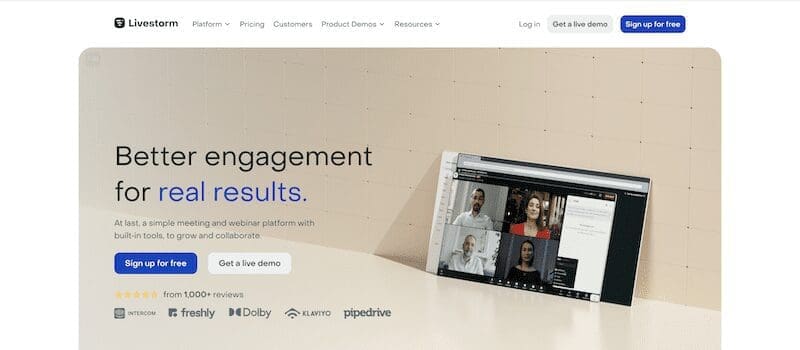 Best Webinar Software - Livestorm