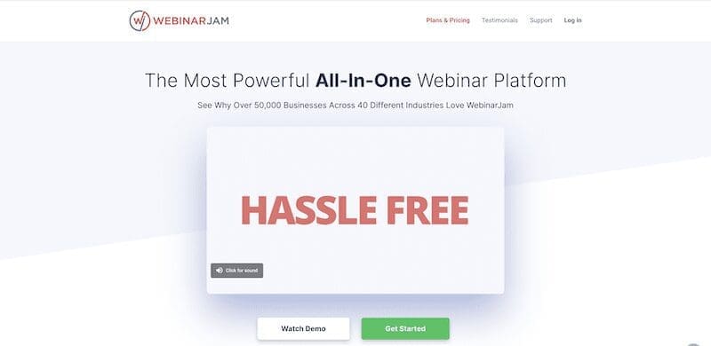 Best Webinar Software - WebinarJam